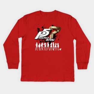 Persona 5 Royal Kids Long Sleeve T-Shirt